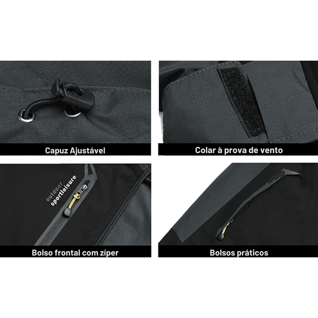 Casaco impermeável outdoor - TRVLWEGO