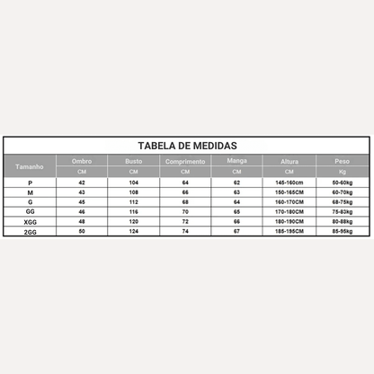 Casaco inverno outdoor - Thick