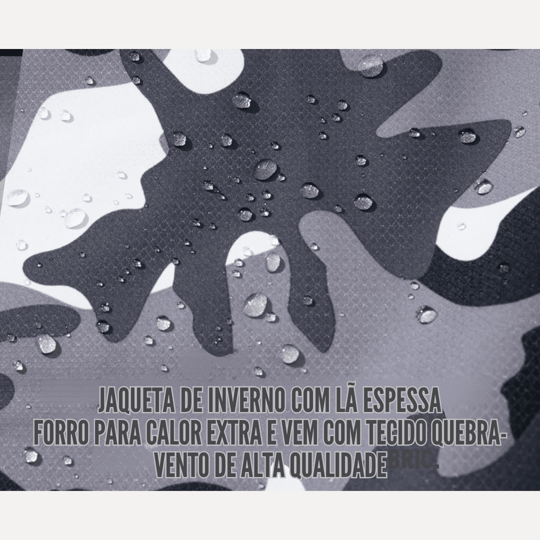 Casaco Montanha Outdoor Forrado Impermeável - TACVASEN