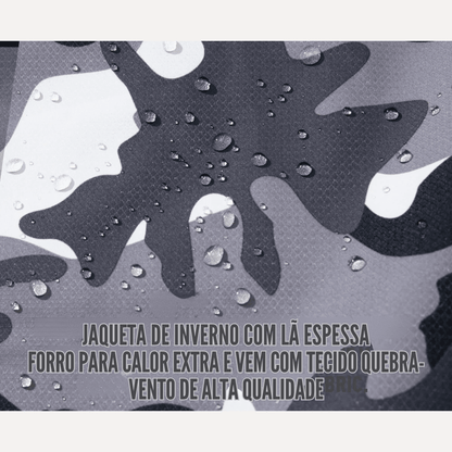 Casaco Montanha Outdoor Forrado Impermeável - TACVASEN