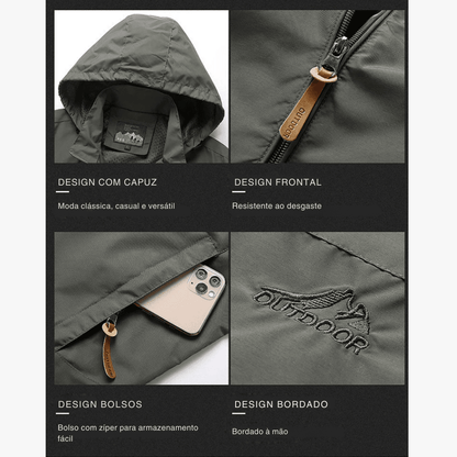 Jaqueta Military Outdoor Tático Impermeável