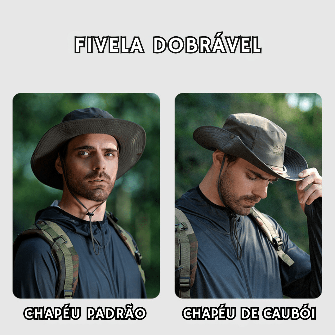 Chapéu Outdoor Impermeável Anti-UV - Travellers