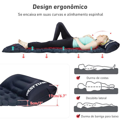 Colchão Inflável Embutido Ultraleve - Westtone
