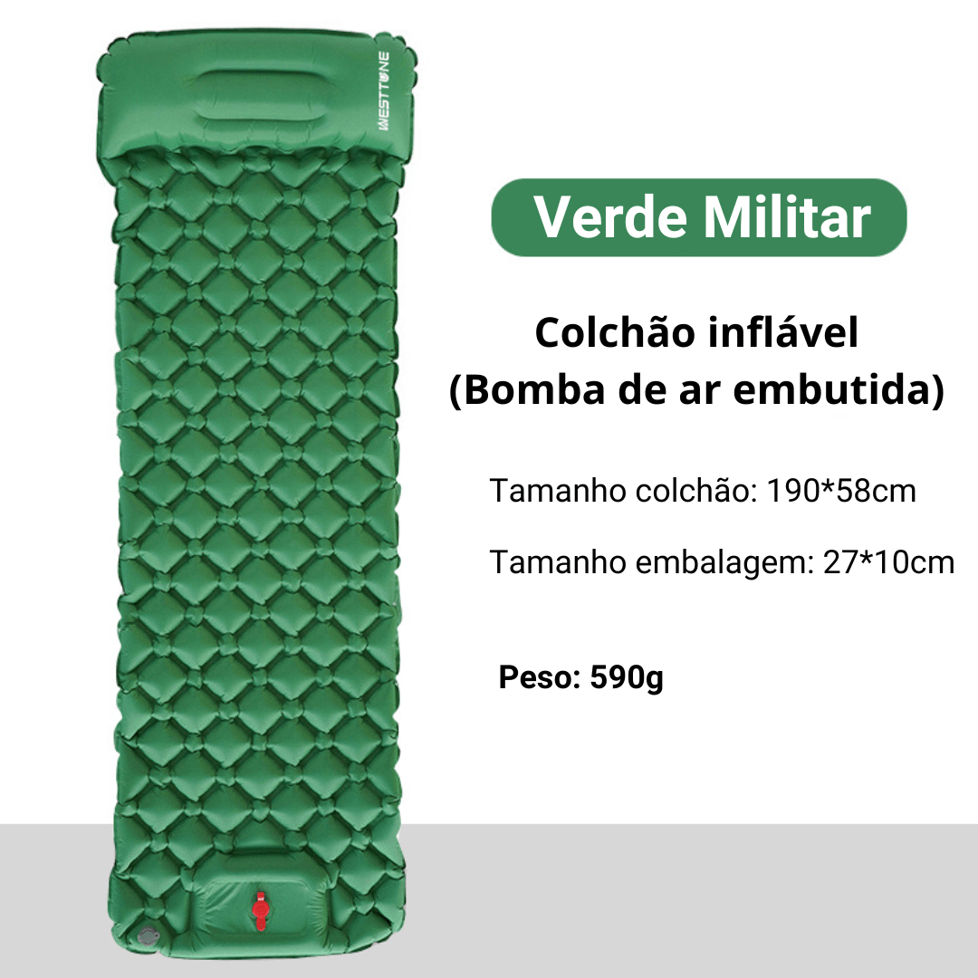 Colchão Inflável Embutido Ultraleve - Westtone