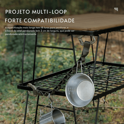 Cordão Varal de Camping ao ar livre - Hook