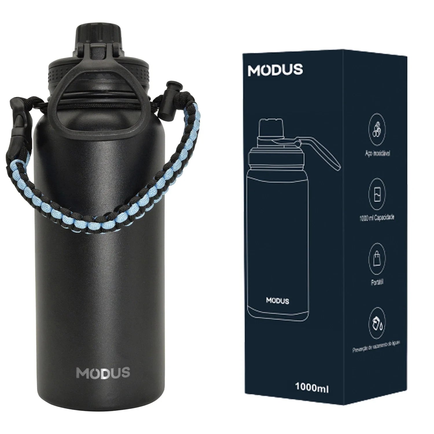 Garrafa térmica de aço inoxidável isolante - Modus