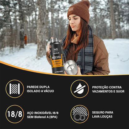 Garrafa térmica portátil de aço inoxidável outdoor - Modus