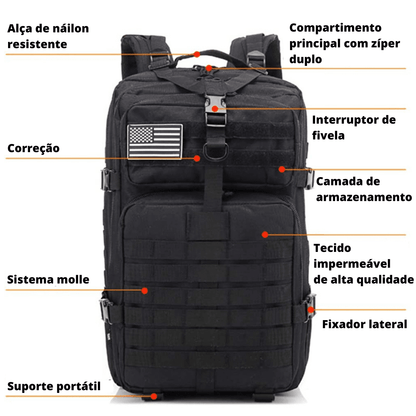 Mochila Tática Militar 50L - Elite