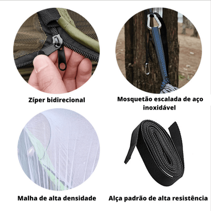 Rede Forest Portátil Antimosquito - Outdoor