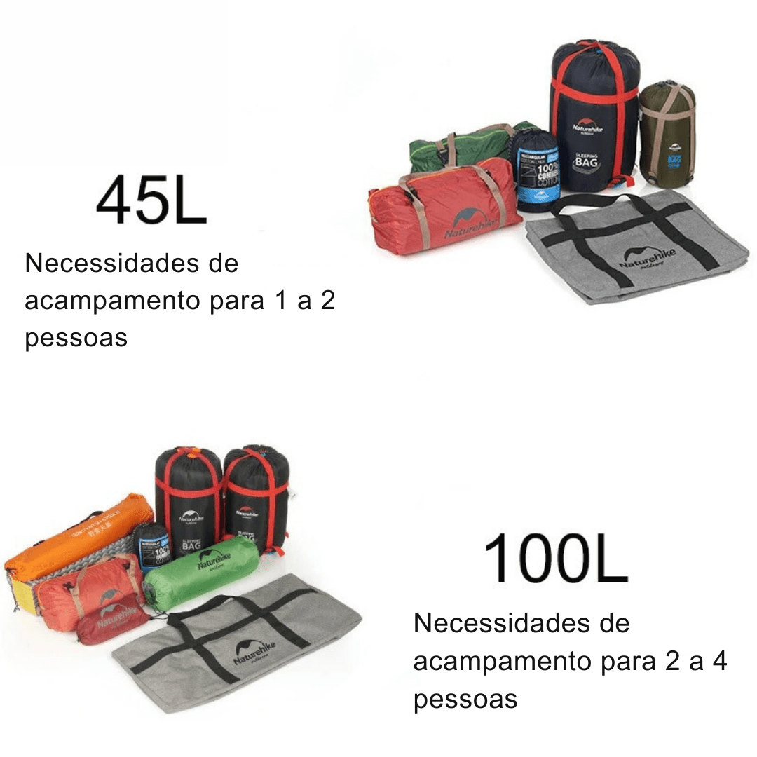 Saco de Armazenamento para camping e viagens - Naturehike