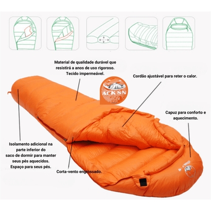 Saco de Dormir Térmico Inverno - ArcticPro