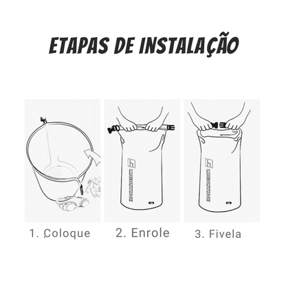 Saco Estanque Impermeável Ultraleve 3/5/8/12/15/25/35/75L - Luckstone