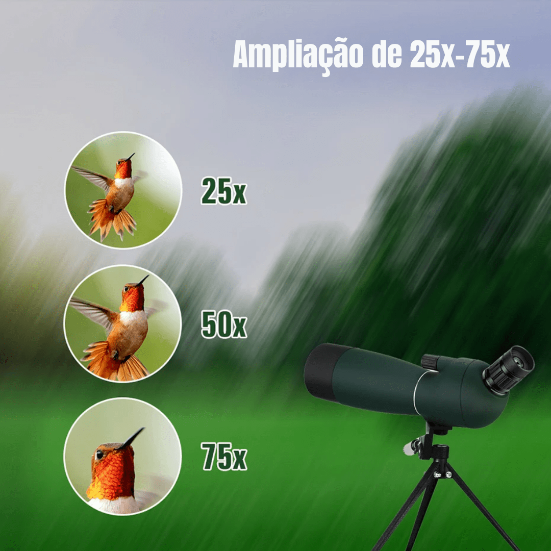 Telescópio Longo Alcance À Prova D'Água para Camping 25-75x70 SV28 - SVBONY