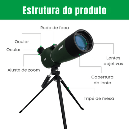 Telescópio Longo Alcance À Prova D'Água para Camping 25-75x70 SV28 - SVBONY